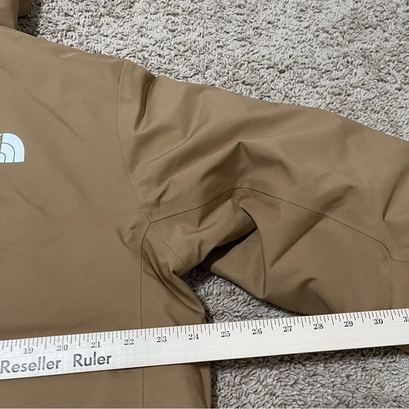 The North Face Parka Jacket Men Medium Brown Range Down 600 Fill Waterproof Coat - Picture 12 of 16